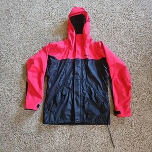 Marmot Jacket Full Zip Hooded Outdoor Hiking Rain Shell Men's Medium Vented Ski